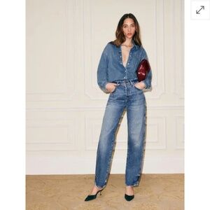 Reformation The Collection Magnolia Mid Rise Jeans